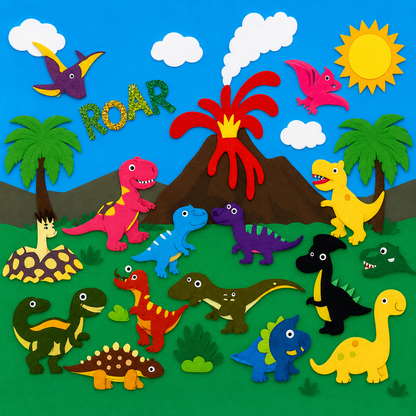 Educational Felt Board Play Set
