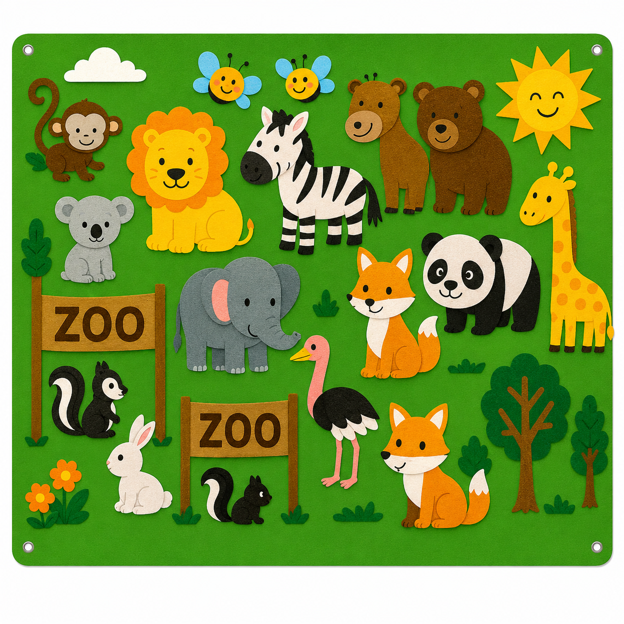 Educational Felt Board Play Set