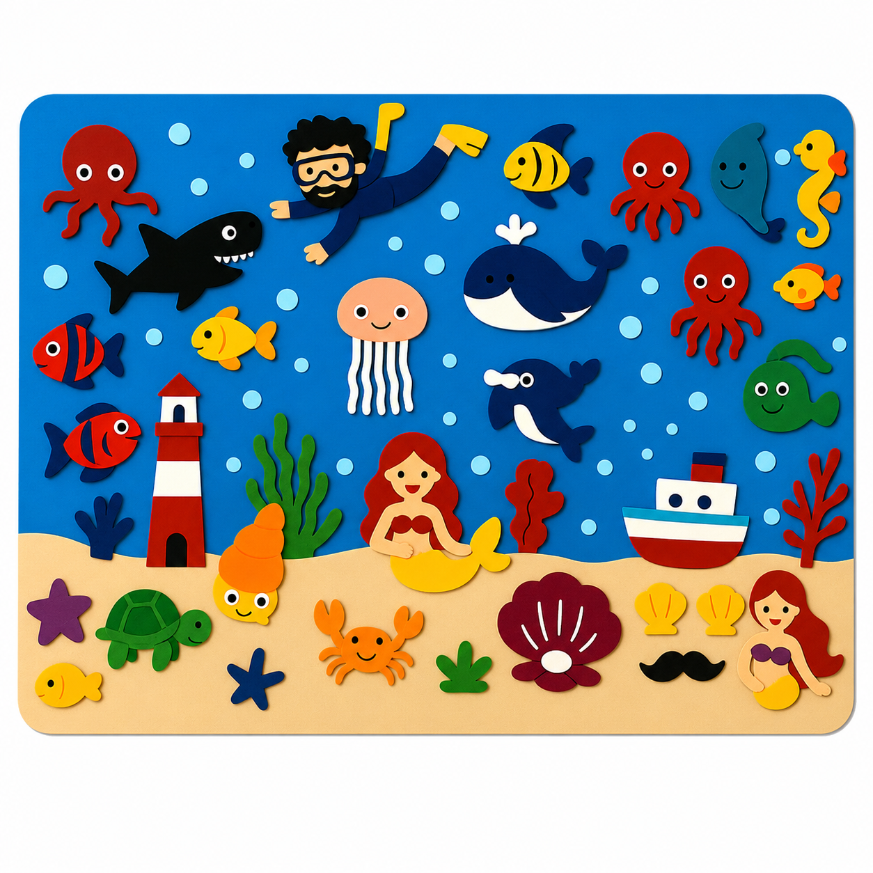 Educational Felt Board Play Set