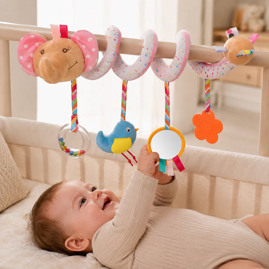 Elephant Spiral Baby Stroller Plush Toy