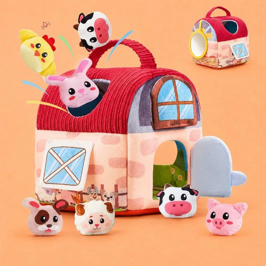 Farm House Baby Soft Education Toy Set