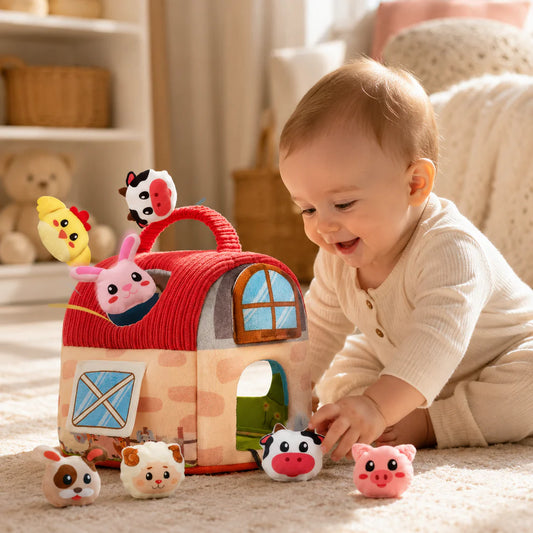 Farm House Baby Soft Education Toy Set