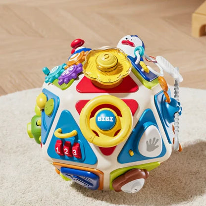 Interactive Baby Activity Cube Busy Board Toy