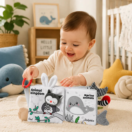 Interactive Baby Book – Engaging Sensory Learning & Discovery Book