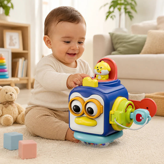 Interactive Musical Cube Montessori Toys
