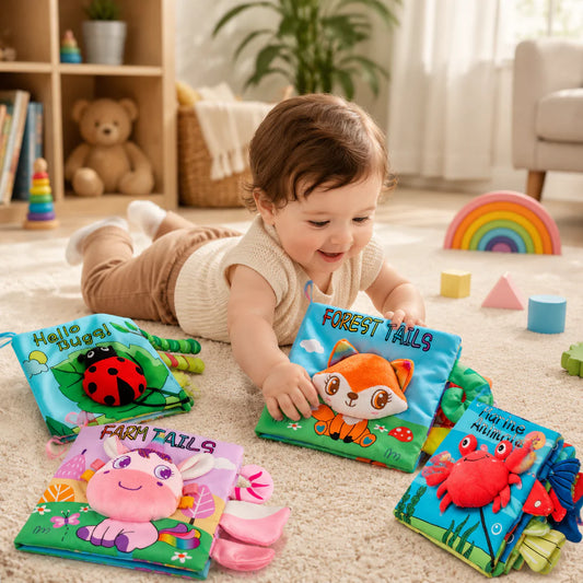 Interactive Sensory Baby Books for Early Learning & Development