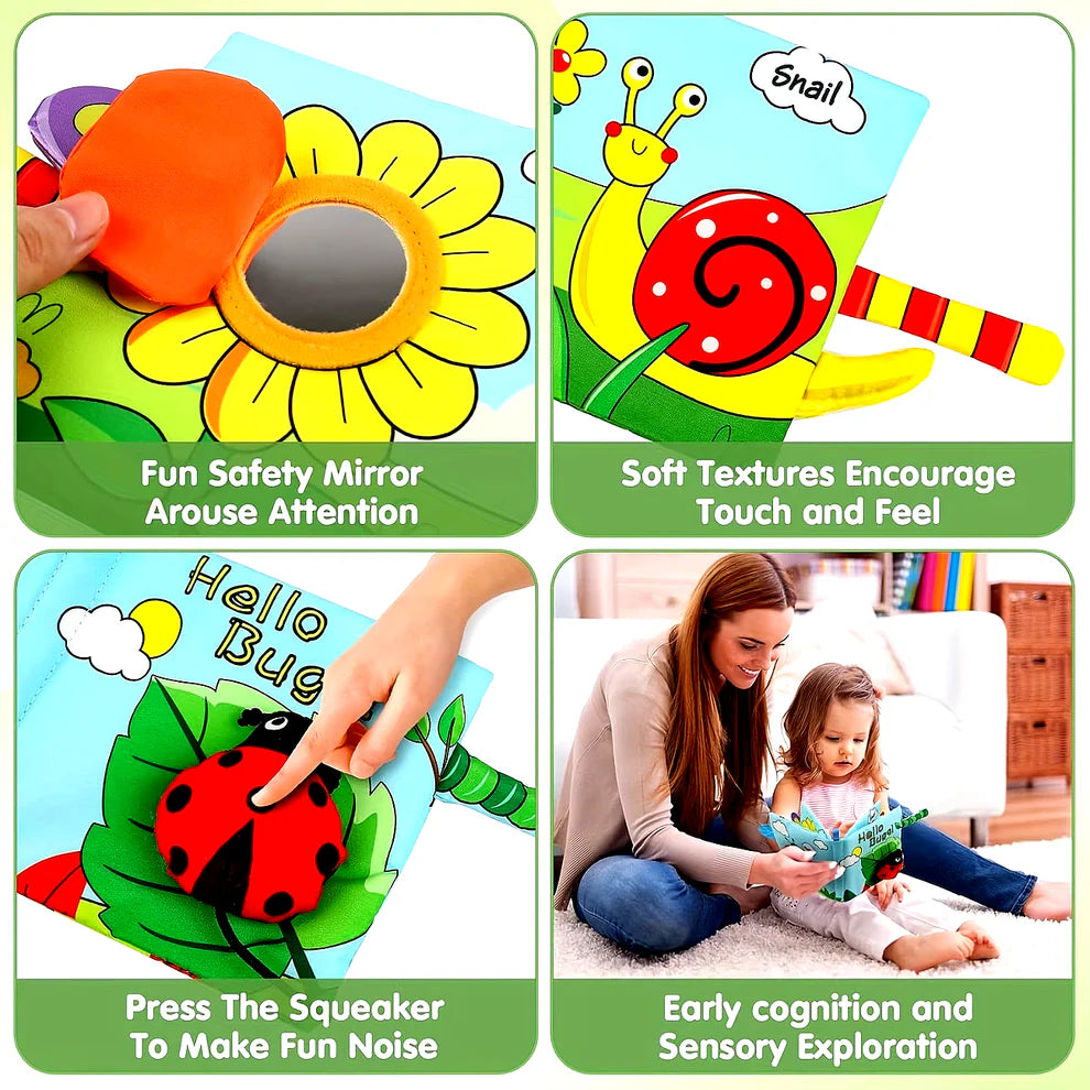Interactive Sensory Baby Books for Early Learning & Development