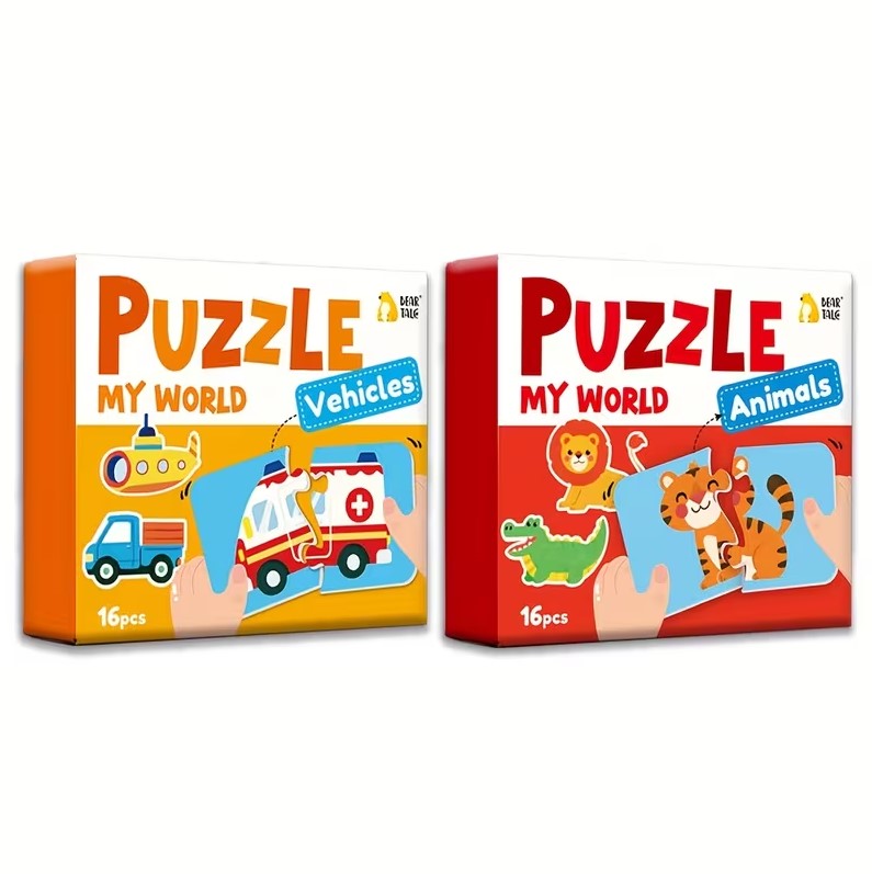 Jigsaw Puzzle Board Game Educational Matching Puzzle Set