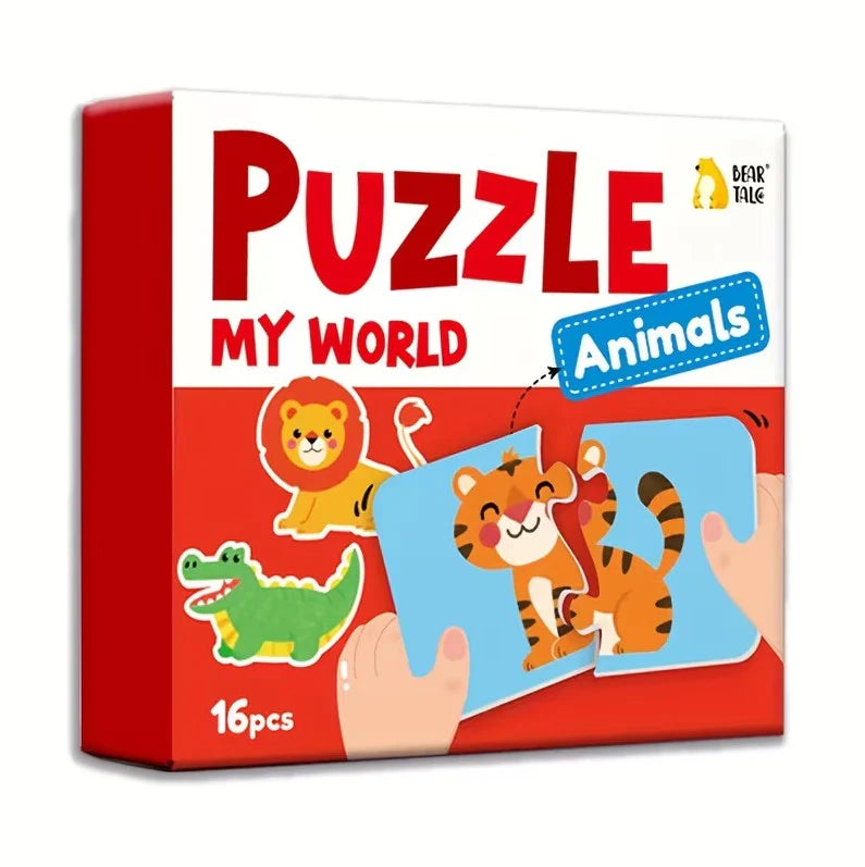 Jigsaw Puzzle Board Game Educational Matching Puzzle Set