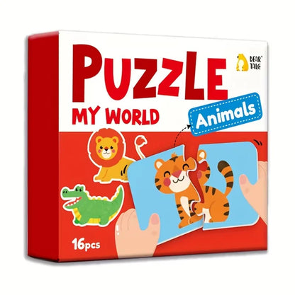 Jigsaw Puzzle Board Game Educational Matching Puzzle Set