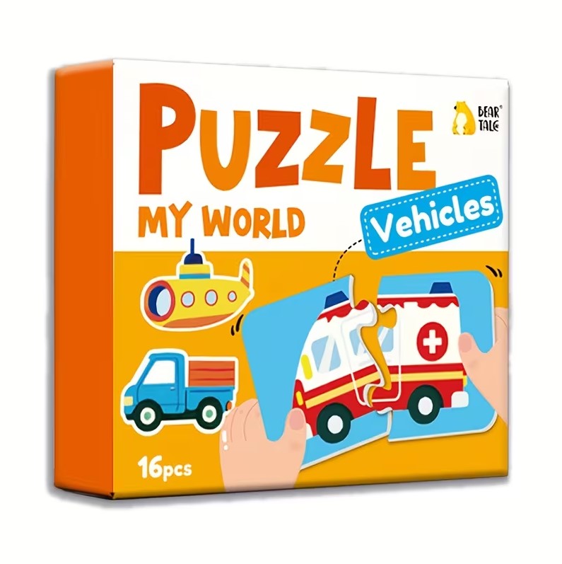 Jigsaw Puzzle Board Game Educational Matching Puzzle Set