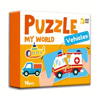 Jigsaw Puzzle Board Game Educational Matching Puzzle Set