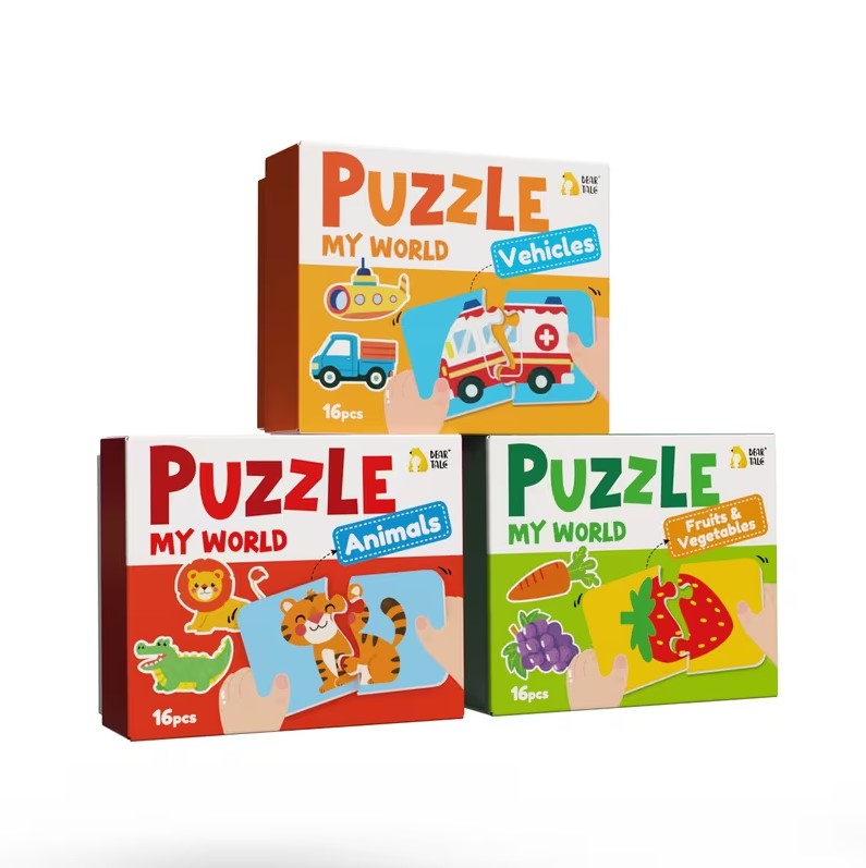 Jigsaw Puzzle Board Game Educational Matching Puzzle Set