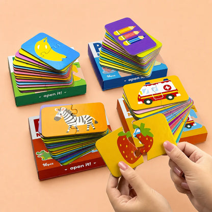 Jigsaw Puzzle Board Game Educational Matching Puzzle Set