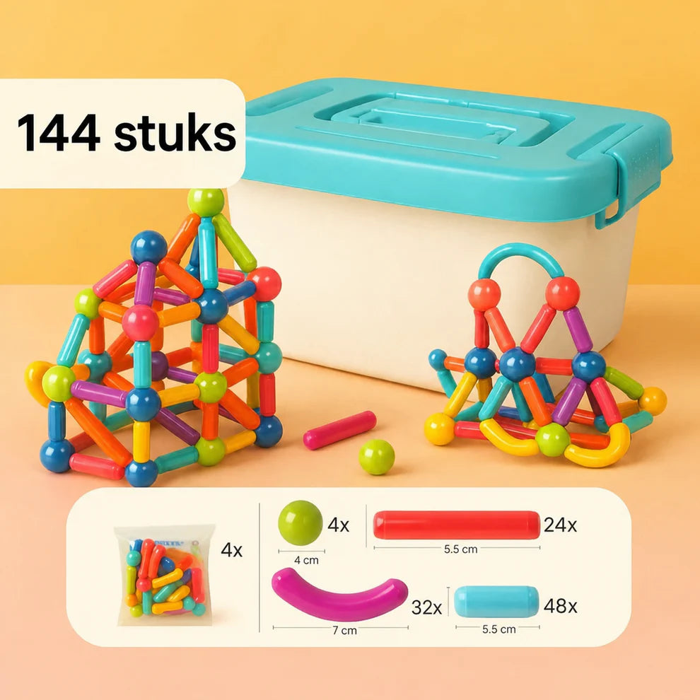 Magnetic Building Sticks & Balls Set