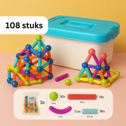 Magnetic Building Sticks & Balls Set