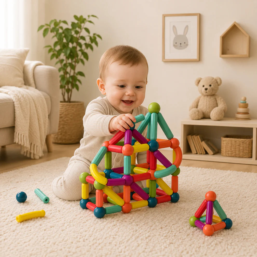 Magnetic Building Sticks & Balls Set