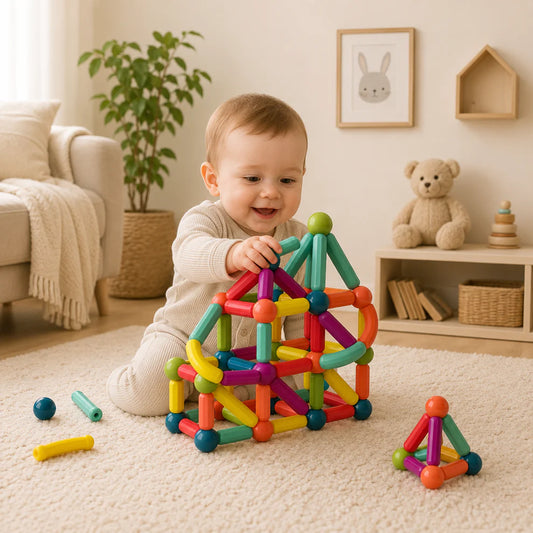 Magnetic Building Sticks & Balls Set