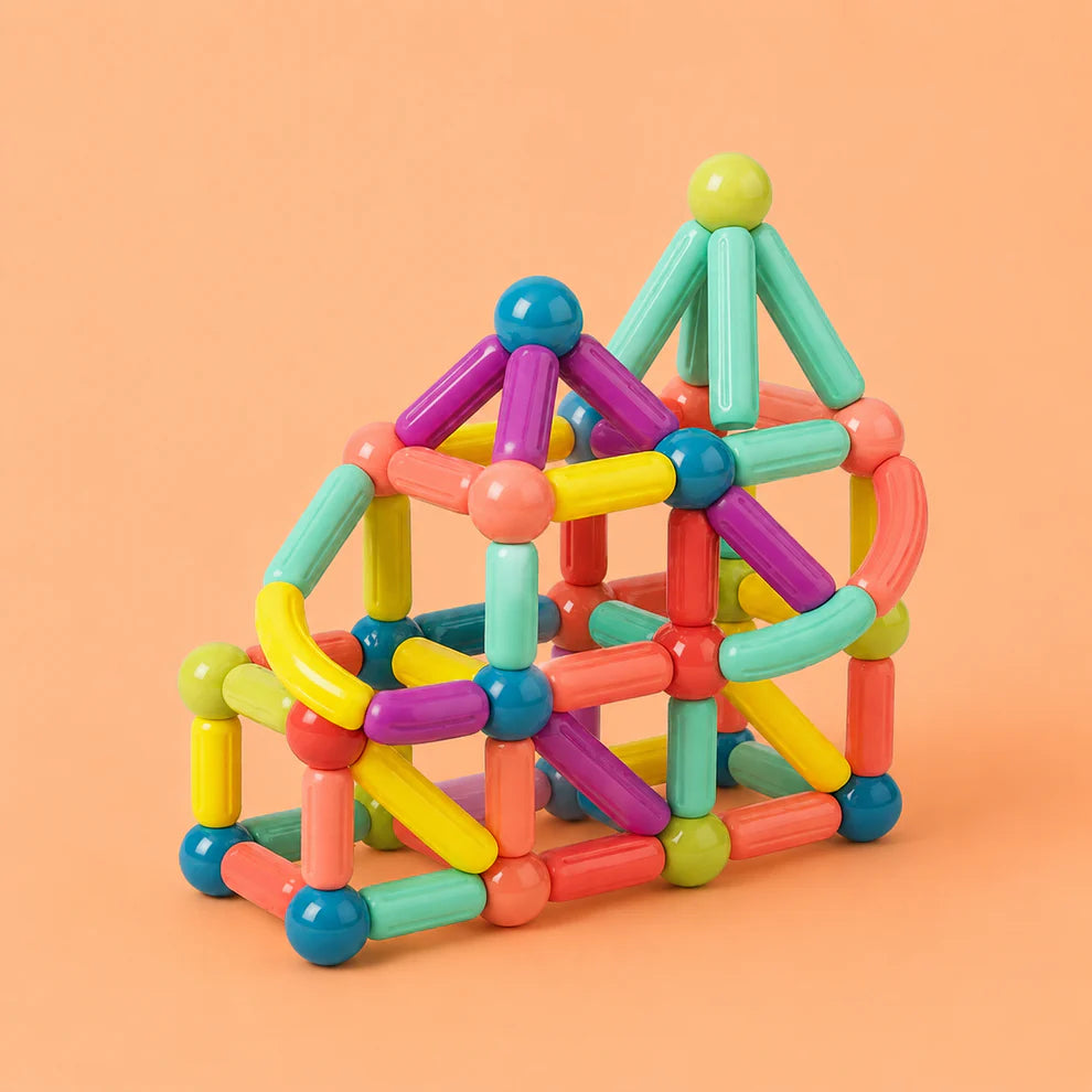 Magnetic Building Sticks & Balls Set