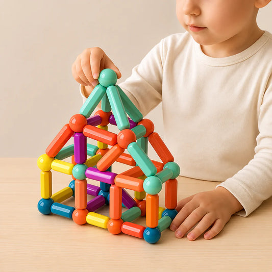 Magnetic Building Sticks & Balls Set