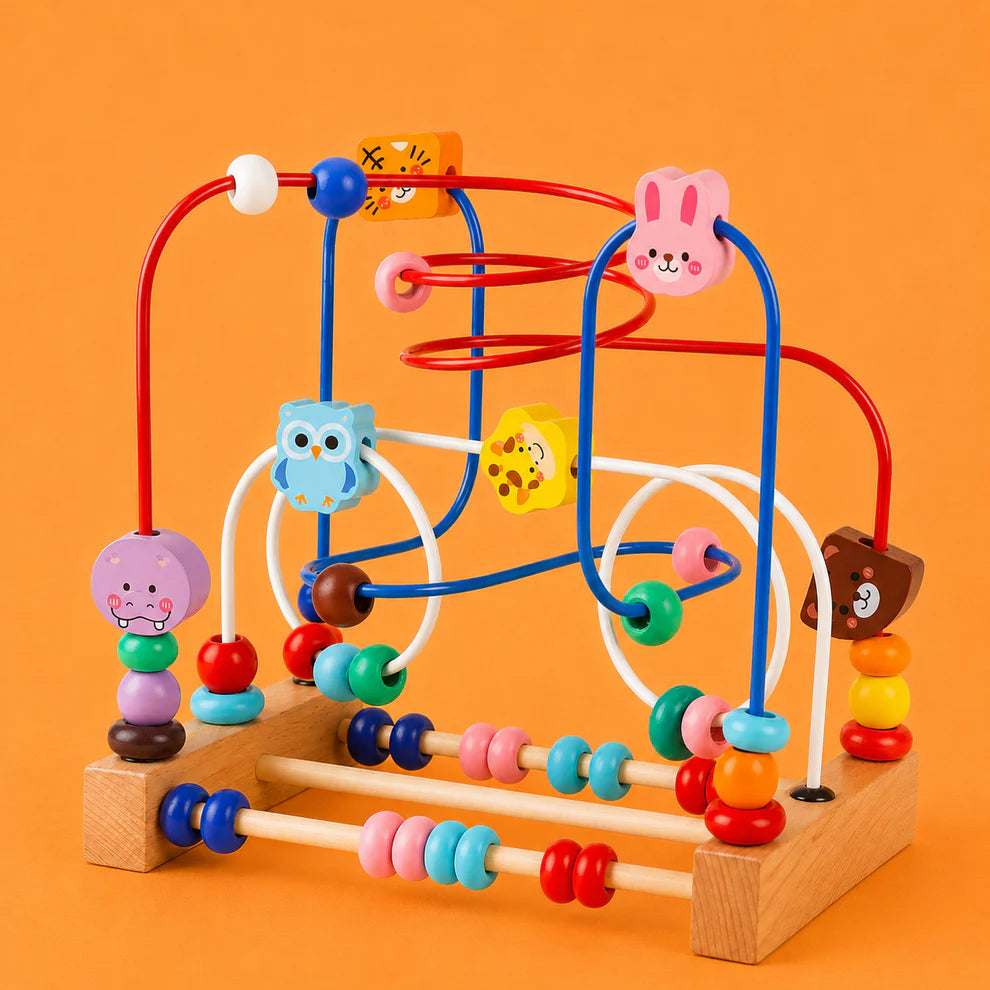 Montessori Bead Maze Educational Baby Toy