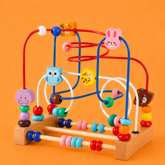 Montessori Bead Maze Educational Baby Toy