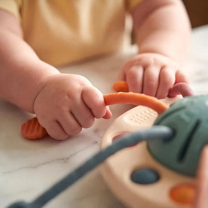 Montessori Toy Sensory Pull String Activity Toy