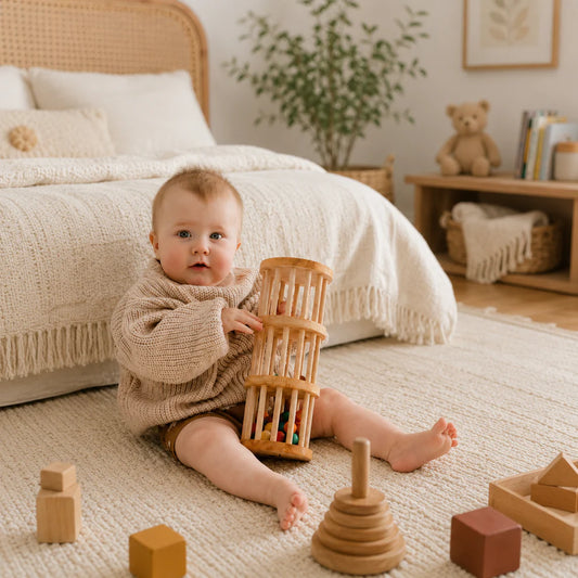 Natural Wood Musical Instruments Rainmaker