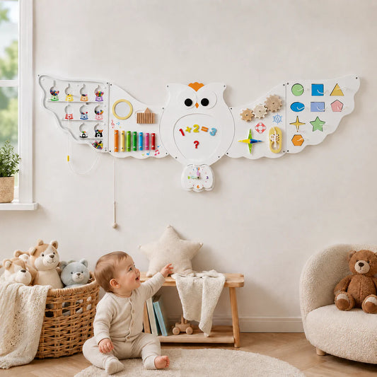 Owl Wall Activity Busy Board Toy
