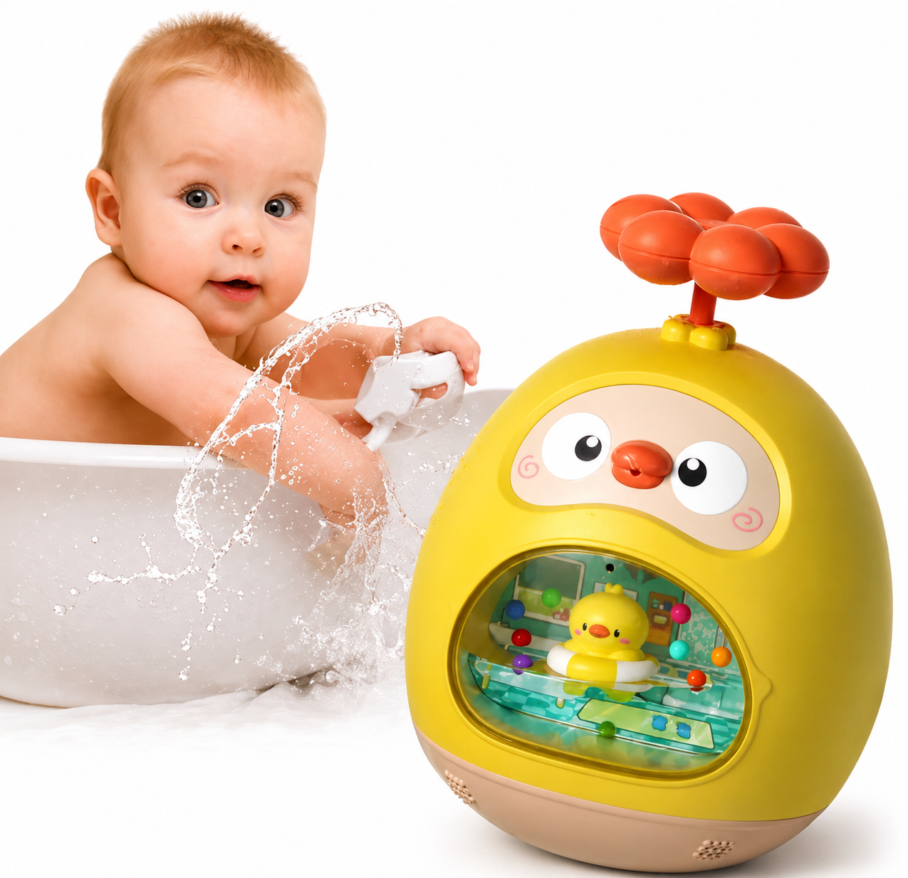 Penguin Bath Toys – Cute Floating Water Play Toys for Babies & Toddlers