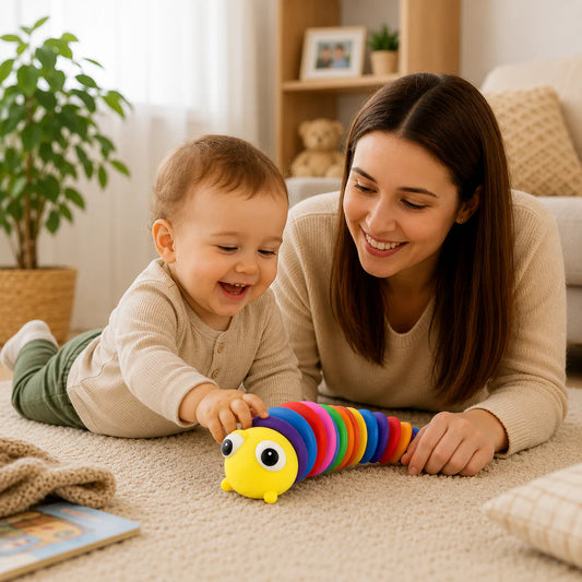 Rainbow Wiggle Caterpillar Toy