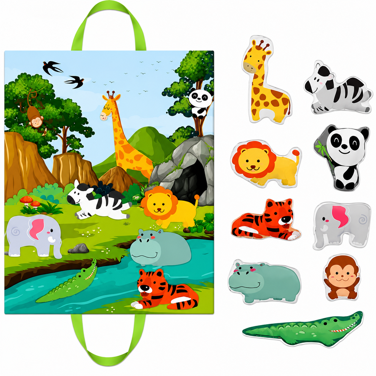 Road Adventure Toy Car Play Mat Set