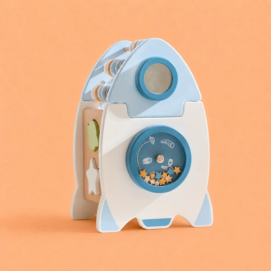 Rocket Baby Activity Wooden Puzzle Toy