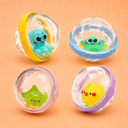 Rolling Baby Rattle Ball Bath Toy