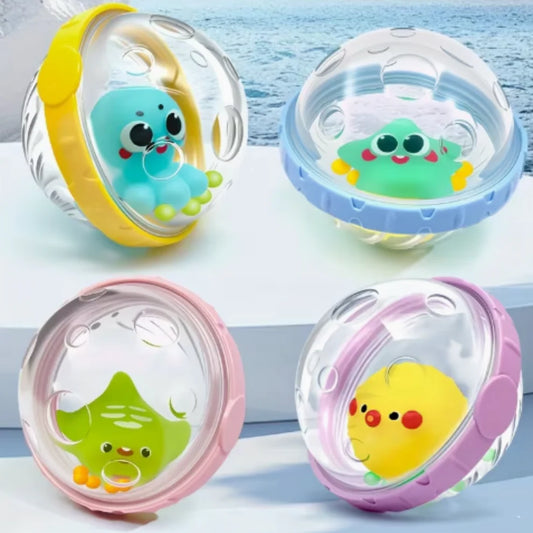 Rolling Baby Rattle Ball Bath Toy