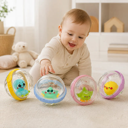 Rolling Baby Rattle Ball Bath Toy