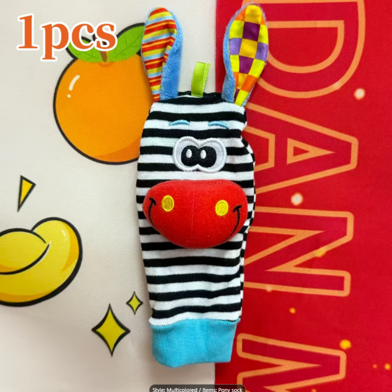 Baby Wrist Rattles Sensory Toy Set