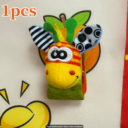 Baby Wrist Rattles Sensory Toy Set