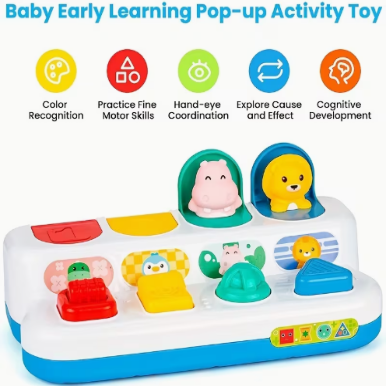 Animal Pop-Up Baby Activity Educational Toy