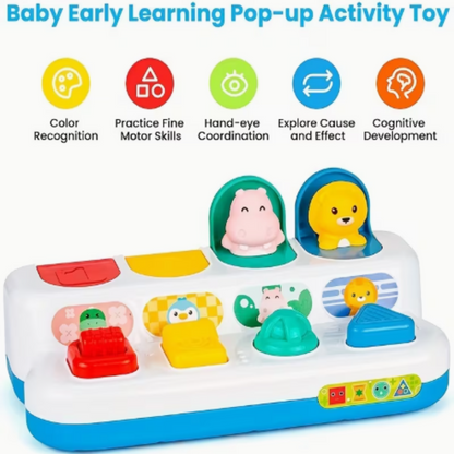 Animal Pop-Up Baby Activity Educational Toy