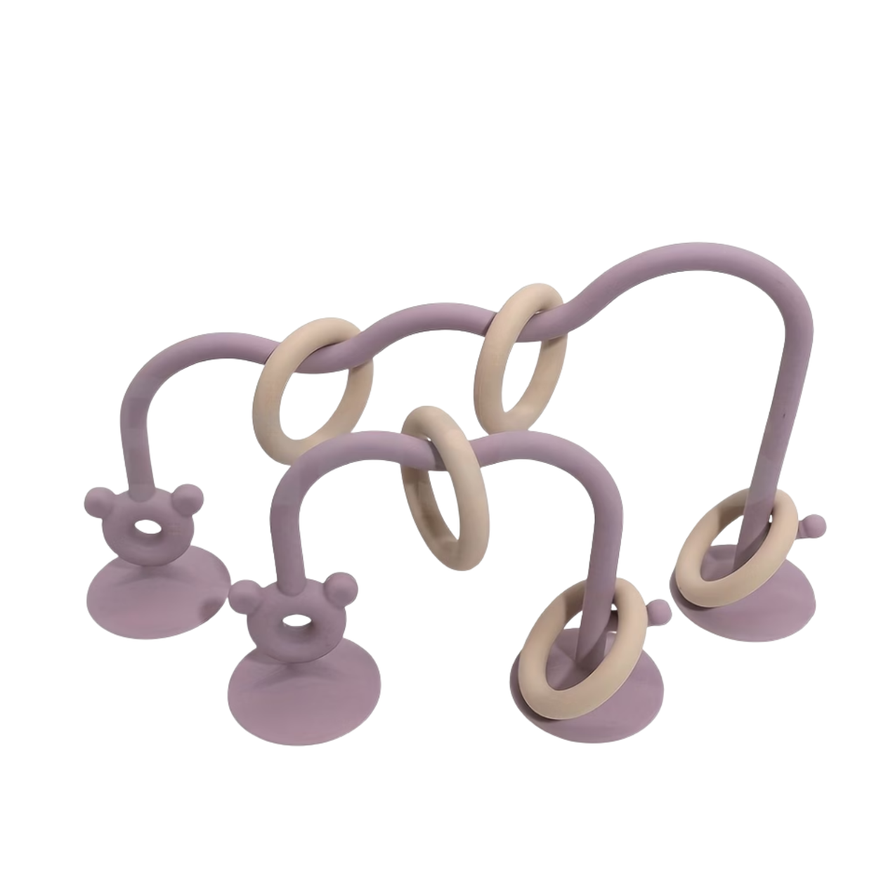 Sensory Silicone Teething Toy &amp; Educational Bead Maze