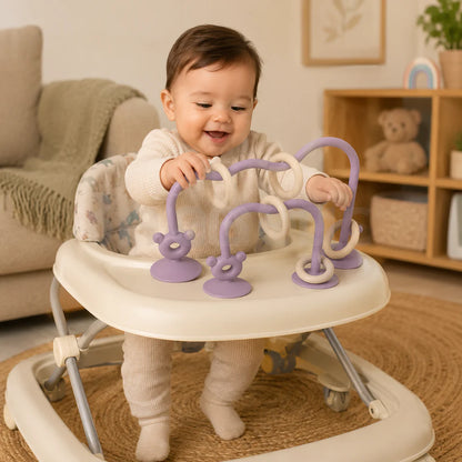 Sensory Silicone Teething Toy &amp; Educational Bead Maze