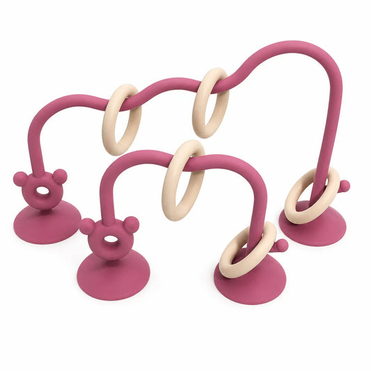 Sensory Silicone Teething Toy &amp; Educational Bead Maze