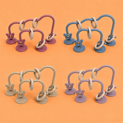 Sensory Silicone Teething Toy &amp; Educational Bead Maze