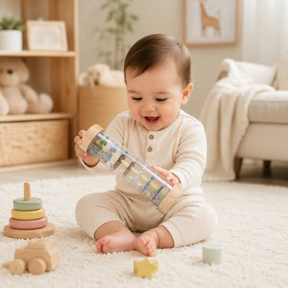 Sensory Toy for Babies – Interactive Bead Roller & Rattle Learning Toy
