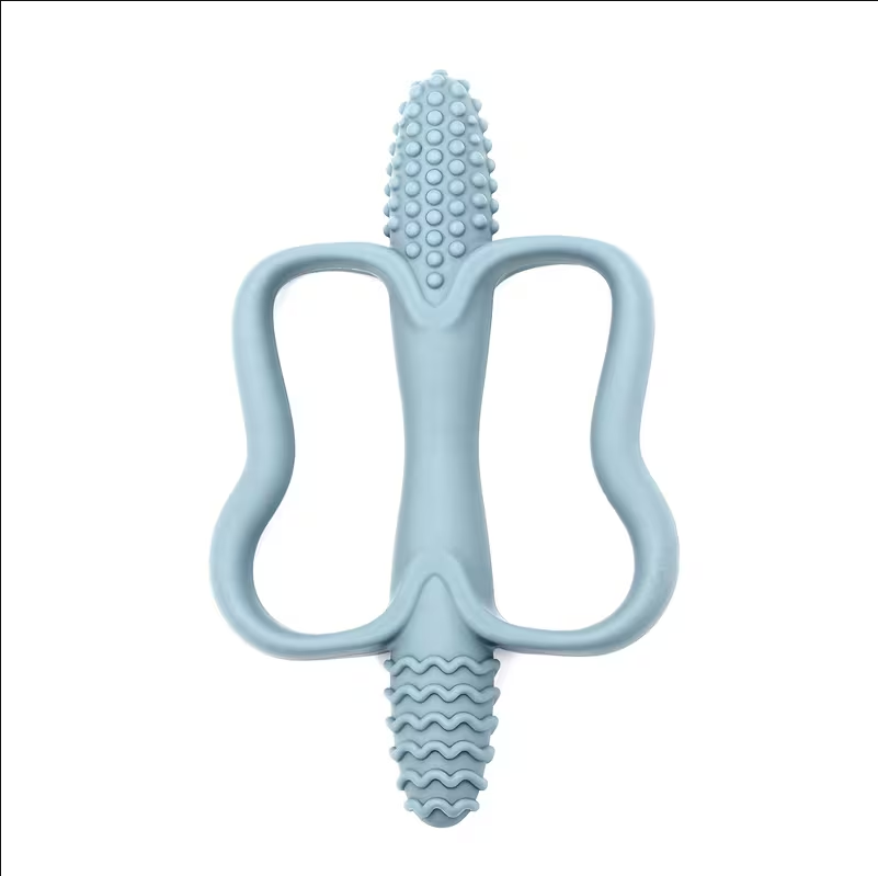 Silicone Teething Toy for Babies – Easy-Grip Sensory Teether for Soothing Gums and Oral Development