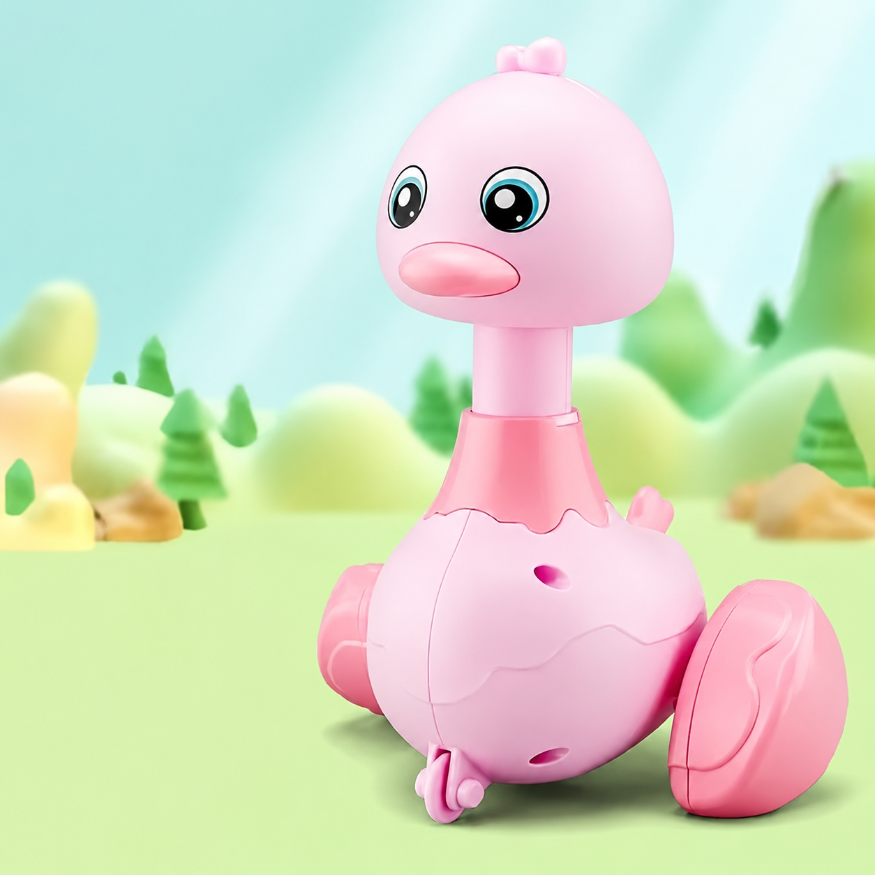 Swing Little Duck Car Puzzle Toy Car