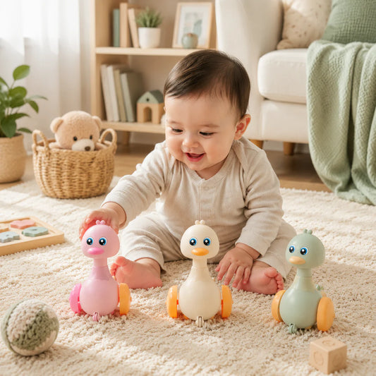 Swing Little Duck Car Puzzle Toy Car
