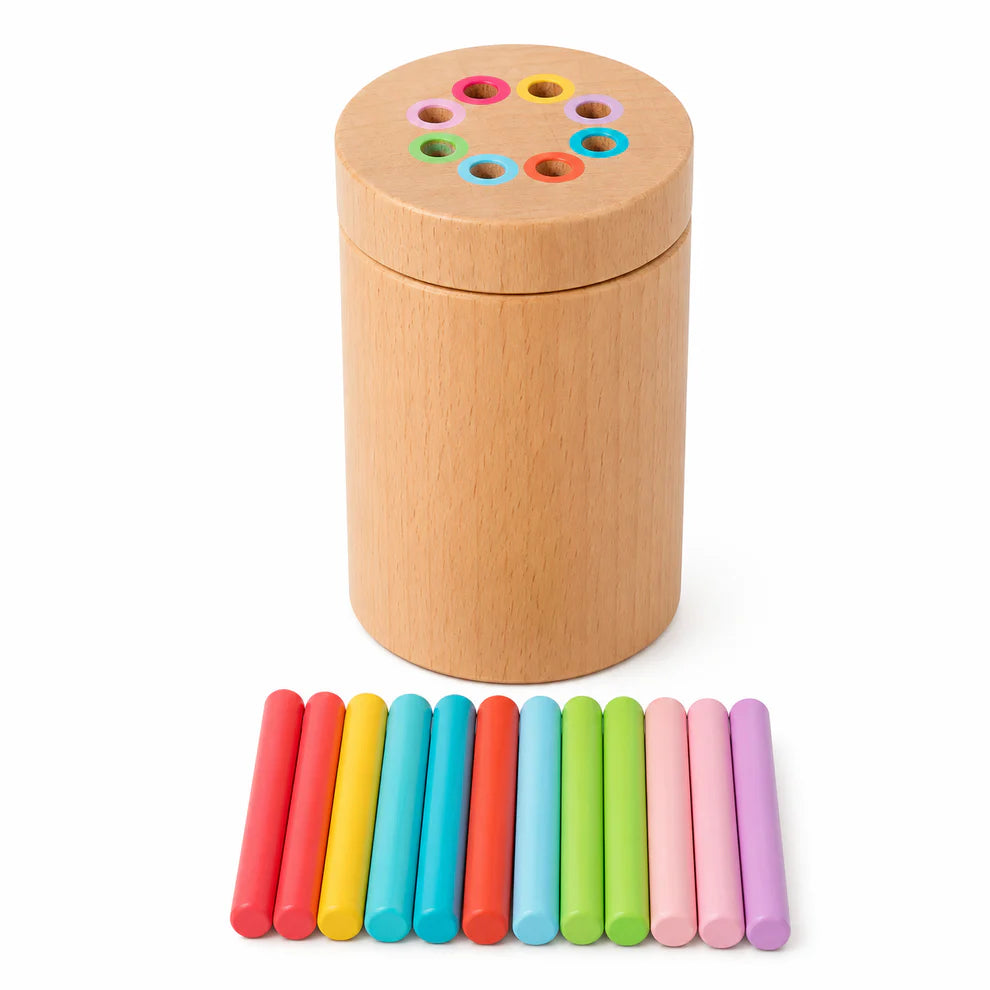 Wooden Shape Sorting Sensory Toy